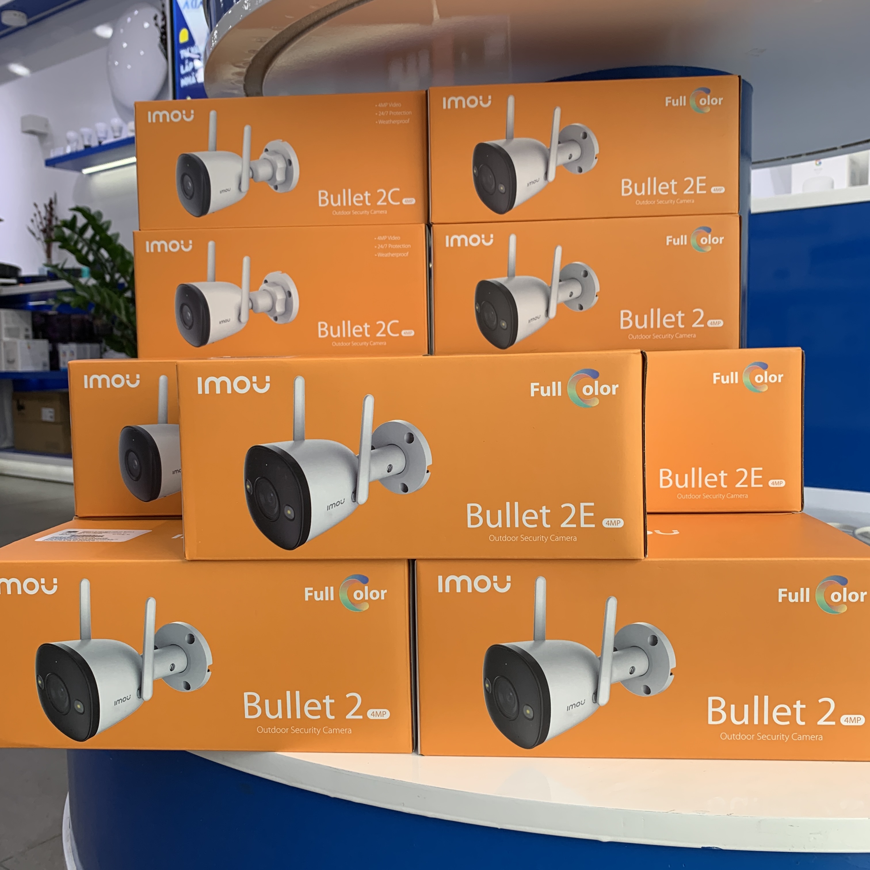 Camera Imou Ngoài Trời Bullet 2, Bullet 2C, Bullet 2E, Chống nước IP67, Chuẩn nén H265, Phát hiện chuyển động, Quay Màu ban đêm - Bảo hành 24 Tháng