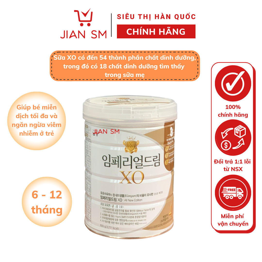 Sữa xo số 4 namyang hàn quốc lon 800g