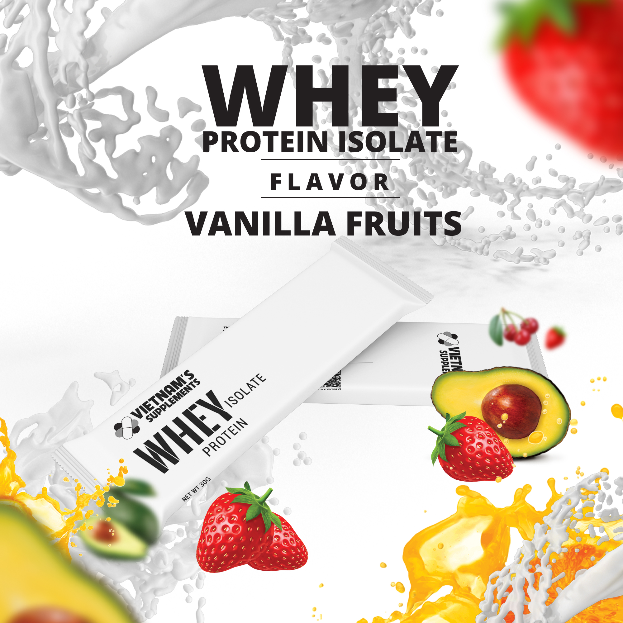Whey Protein Isolate gói dùng 1 lần tiện dụng