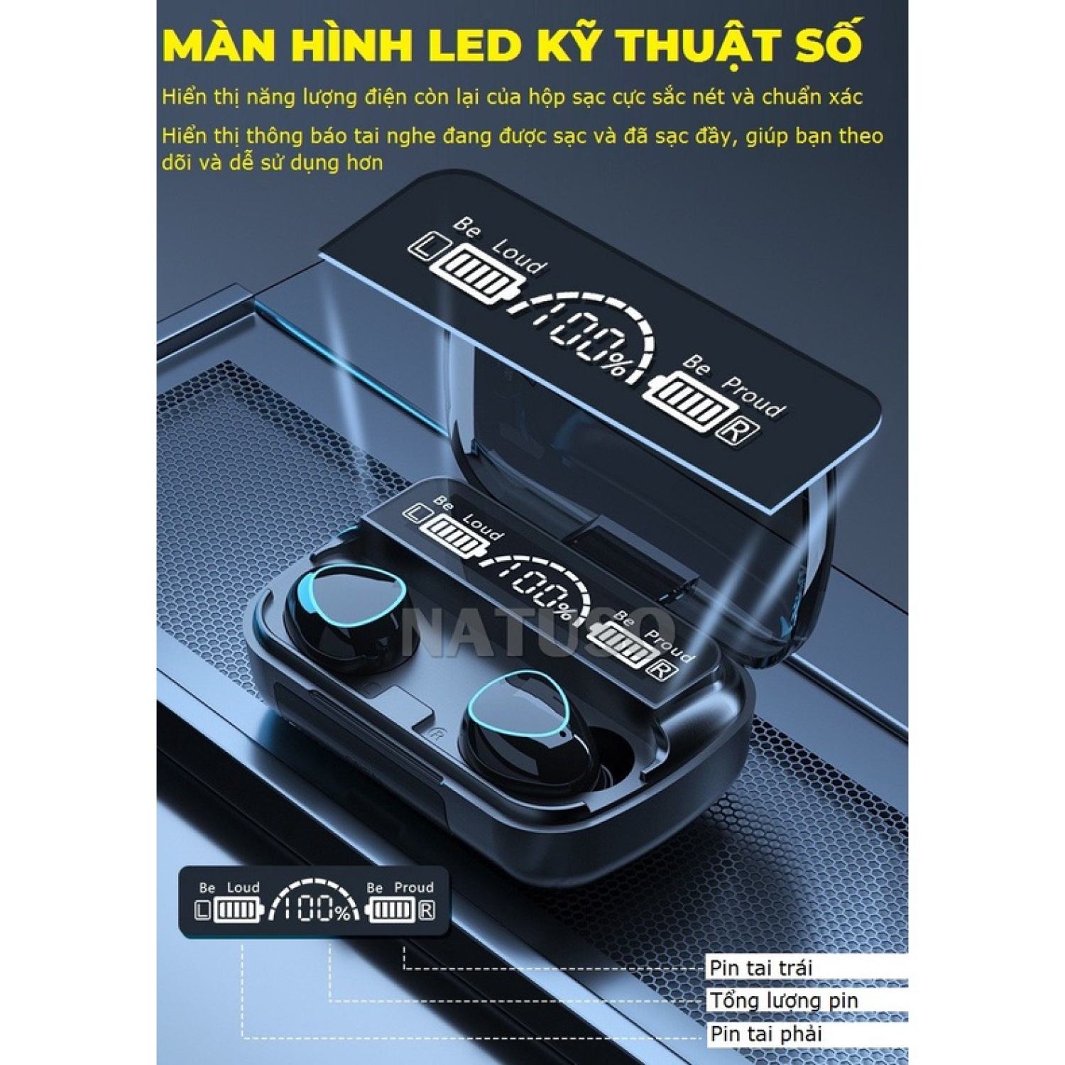 Tai nghe Bluetooth M10 V5.1