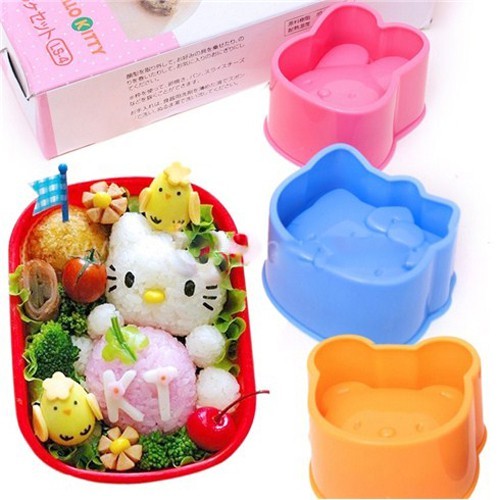 Khuôn cơm Bento cho bé bộ 3 chiếc