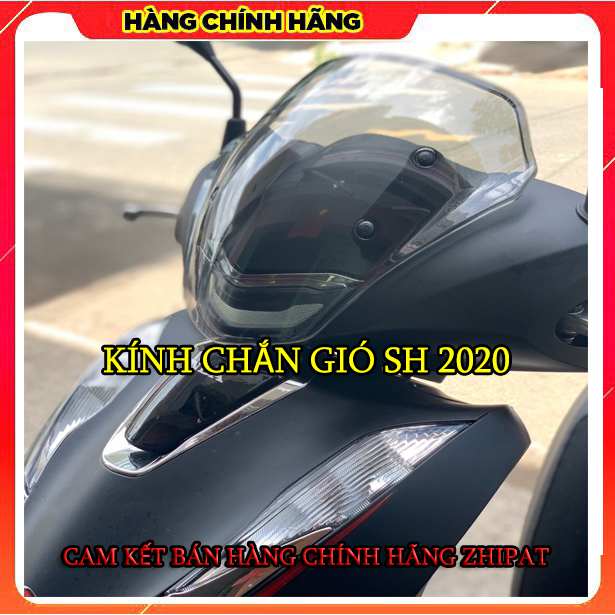 KÍNH CHẮN GIÓ SH 2020 ZHIPAT CHÍNH HÃNG ( LOẠI TRONG SUỐT ĐEN KHÓI Y HÌNH)
