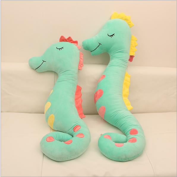 Gối Bông Ôm Cá Ngựa Kích Thước 80cm (3 Màu)