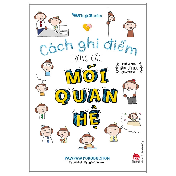 Fahasa - cách ghi điểm trong các mối quan hệ - khám phá tâm lí học qua tranh