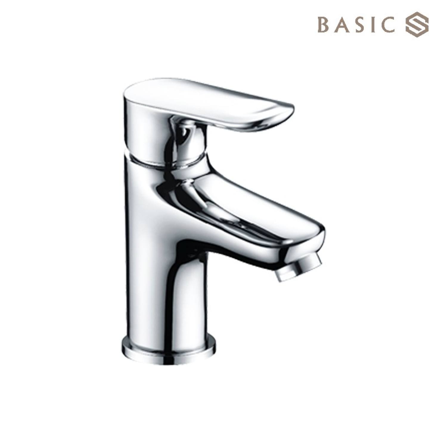 🌟[ CHÍNH HÃNG ] Vòi Lavabo Nóng lạnh Basic BW 602V Đồng mạ (Tặng kèm bộ xả Lavabo)🍀