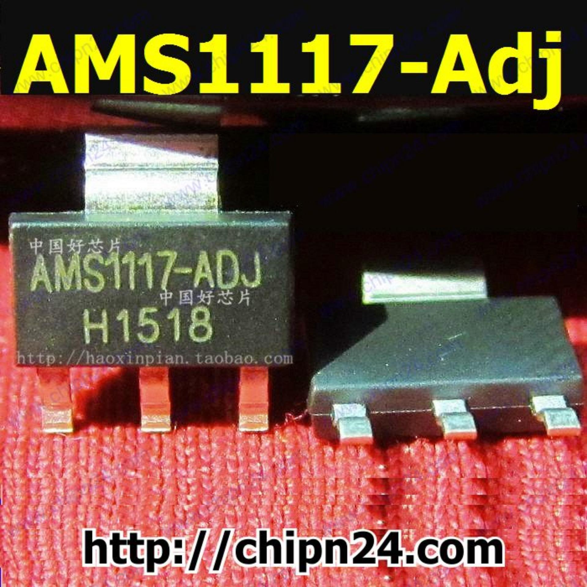 [4 con] (SOP) IC Dán AMS1117-ADJ SOT-223 (SMD) (AMS117 1117 Adj)