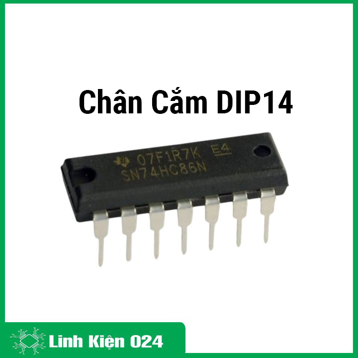 Ic 74hc86 dip14/sop14 4 đầu vào độc lập