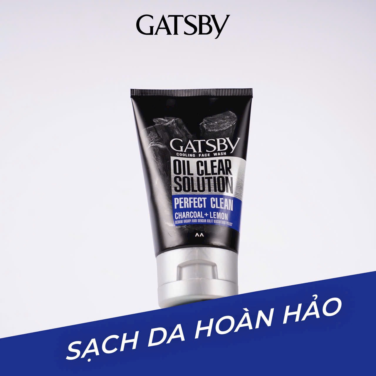 Sữa rửa mặt Gatsby Oil Clear Solution 100g, sữa rửa mặt kiềm dầu