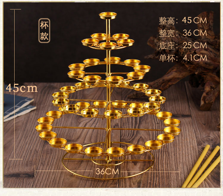 Bộ Giá Để Nến 5 Tầng 49 Ngọn Nến