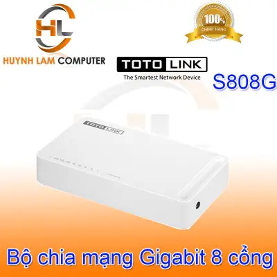 Switch 8 port - Bộ chia mạng Gigabit 8 cổng tốc độ cao Totolink S808G DGW phân phối