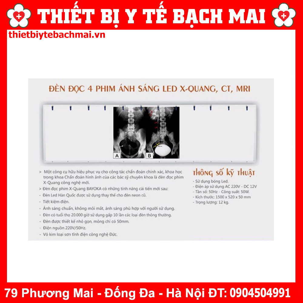 Đèn Đọc Phim X-Quang Bayoka Cao Cấp