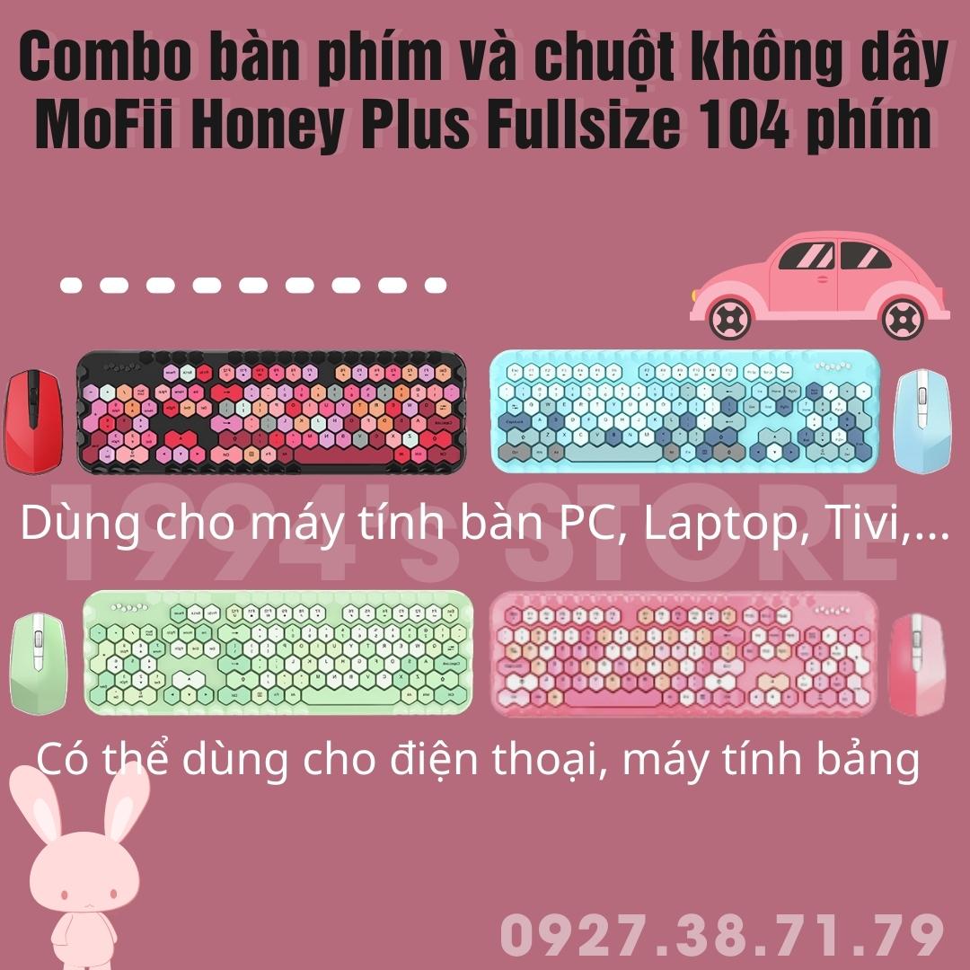 Combo bàn phím và chuột không dây MOFii Honey Plus