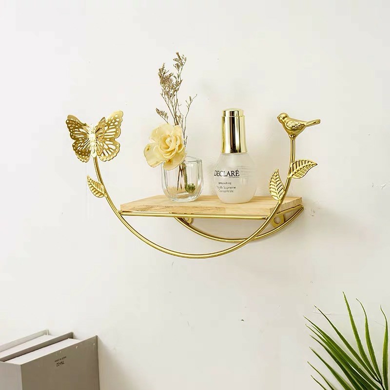Kệ sắt decor treo tường hình bán Nguyệt
