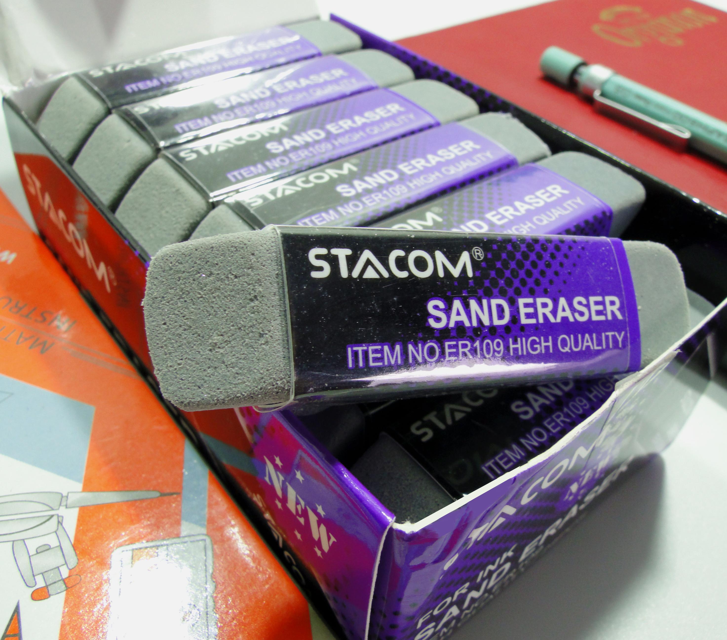Gôm tẩy mực viết bi/viết máy 02 đầu stacom ER109