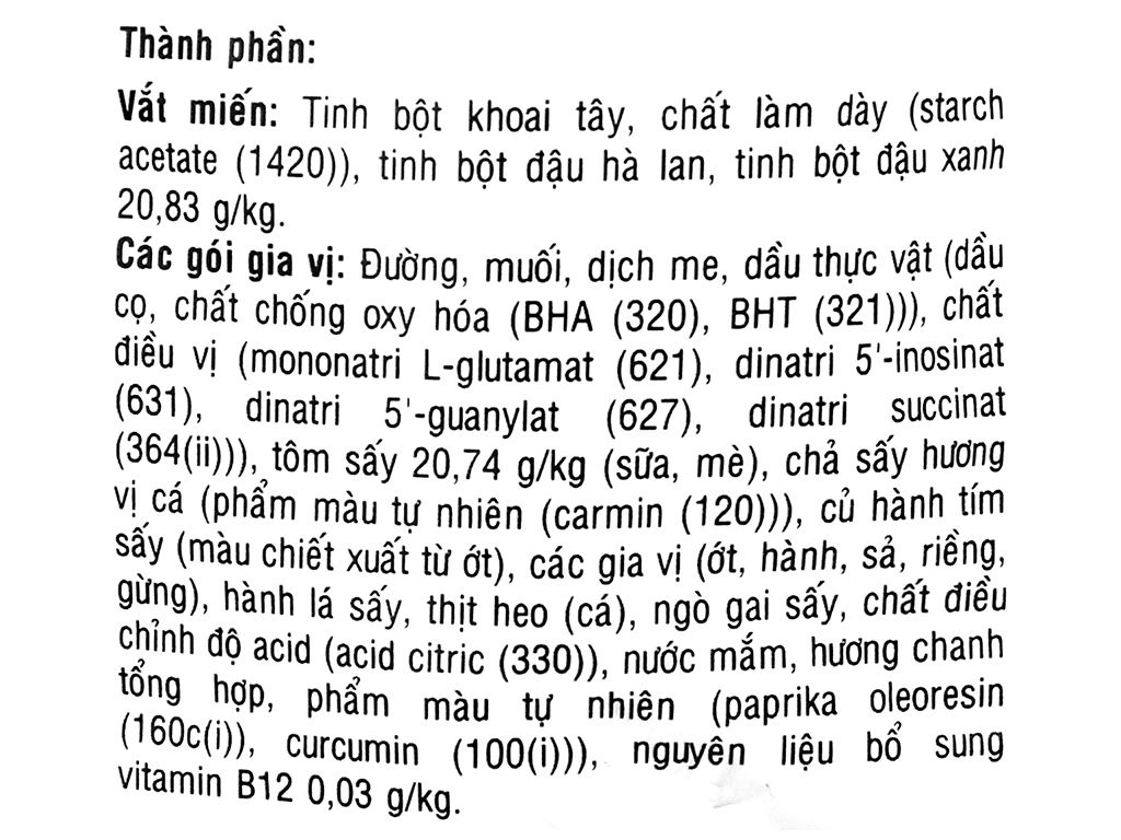 Thai shrimp hotpot 60g-bat Muoi package