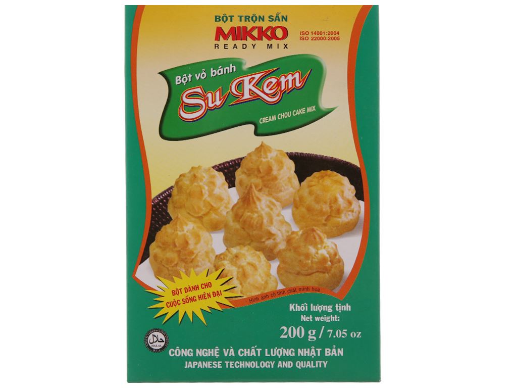 MIKKO – Bột vỏ bánh Su kem 200gr