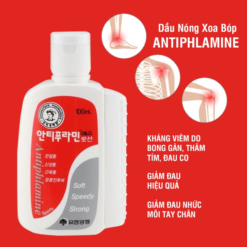 Dầu Xoa Bóp Hàn Quốc ( Dầu Nóng ) 100ml