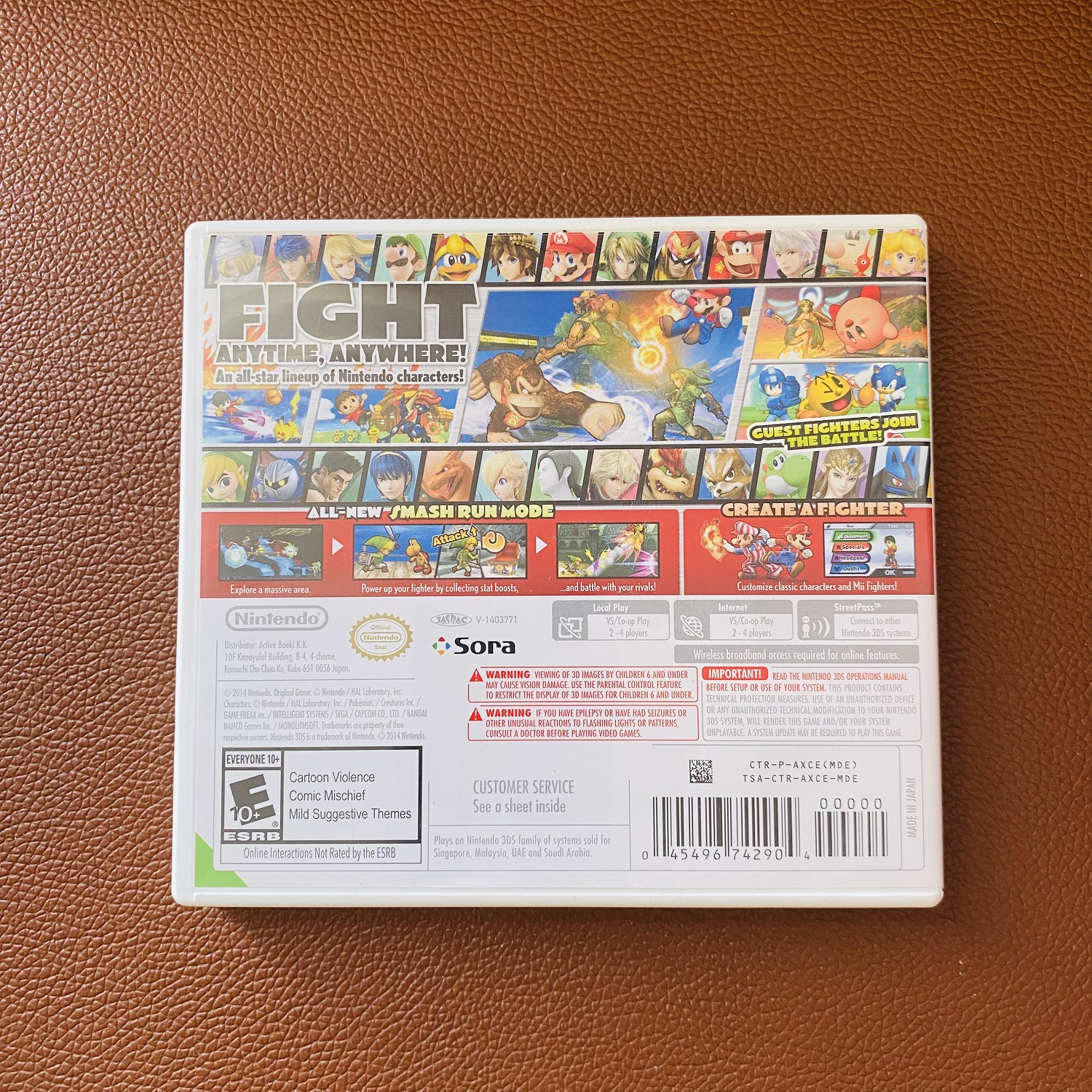 Băng game 3DS Super Smash Bros - Game Nintendo 3DS