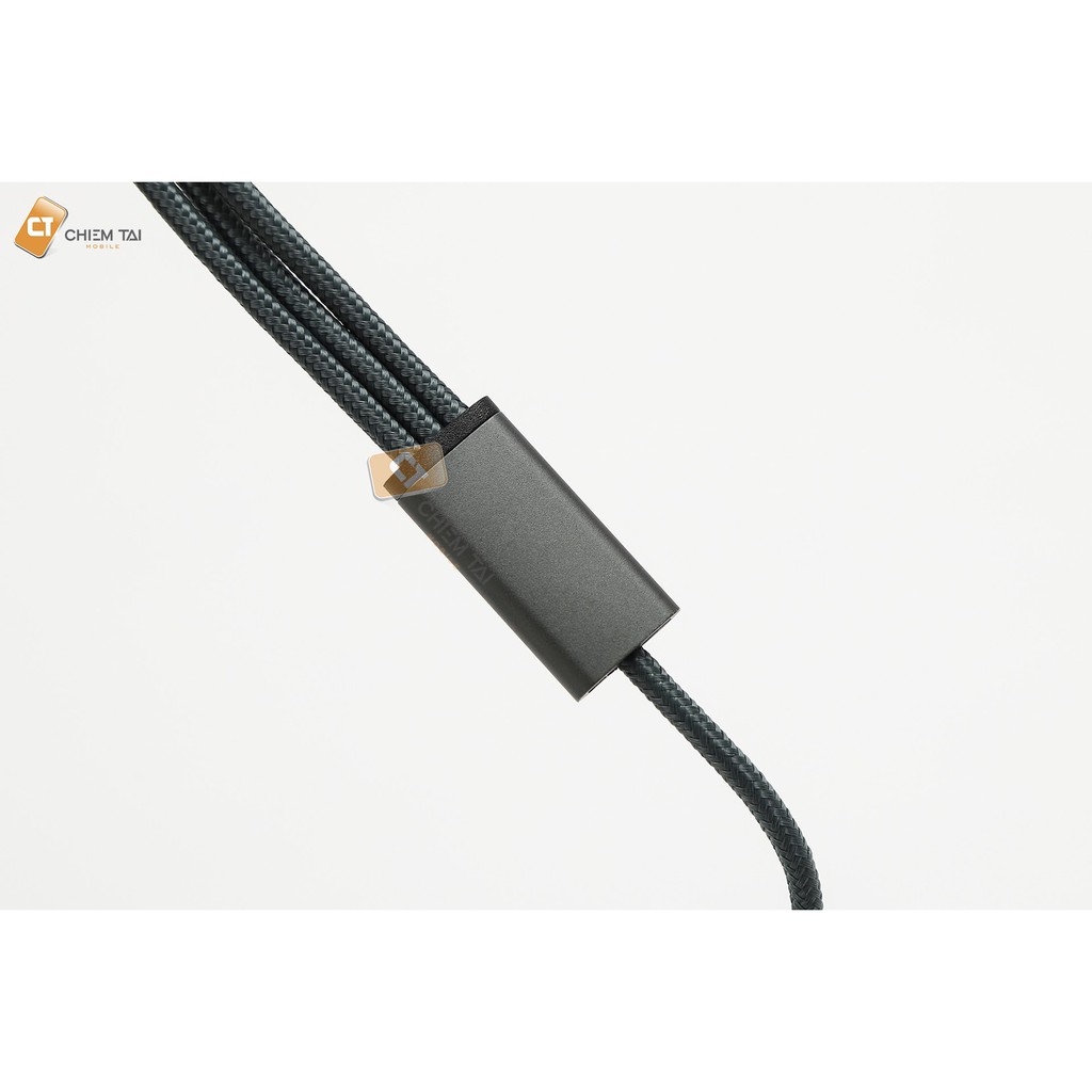 [HCM]Cáp sạc nhanh dây dù Hoco DU10 3in1 3A 1m (Micro Lightning Type-C)