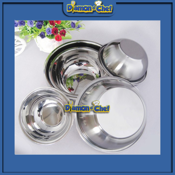 [HOT] Bát / Âu / Tô trộn bột, đánh trứng Inox 20cm