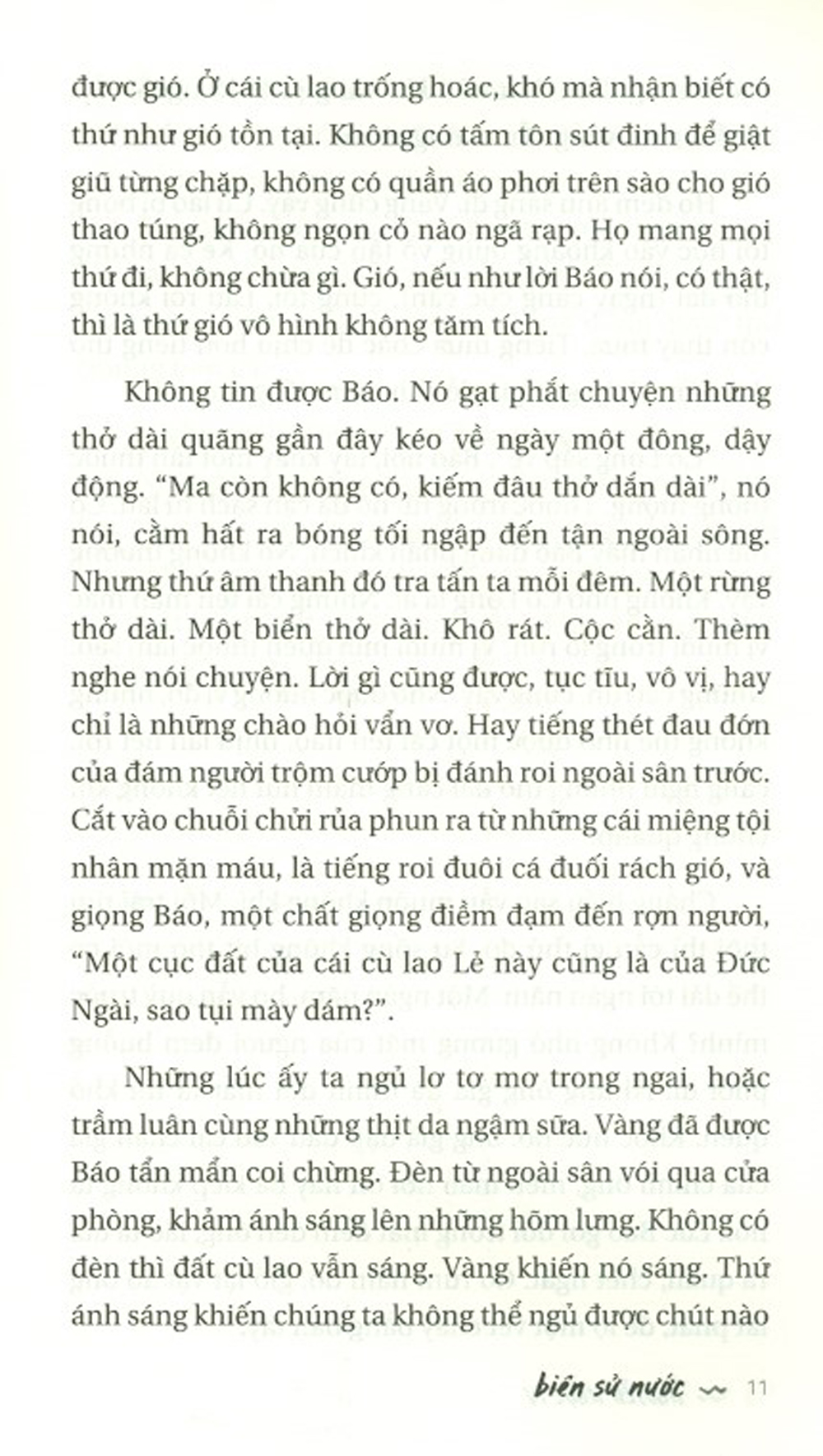 Biên Sử Nước - Tiểu Thuyết
