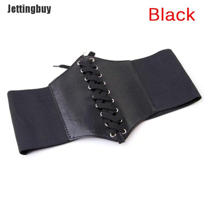 Jettingbuy [HDD] Cindy 5 Màu Eo Rộng Dải Băng Ren Nữ Dưới Ngực Hình Dạng Của Phụ Nữ Corset
