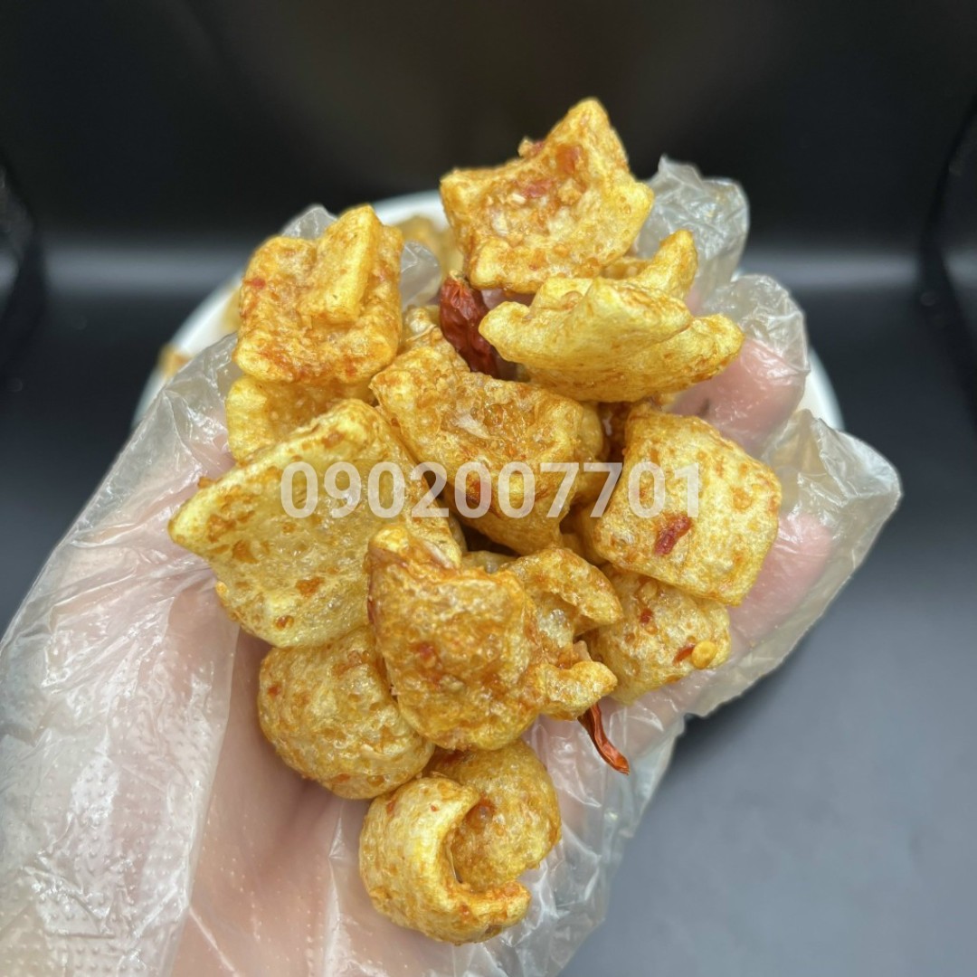 250g Da heo cháy tỏi thơm ngon - đồ ăn vặt