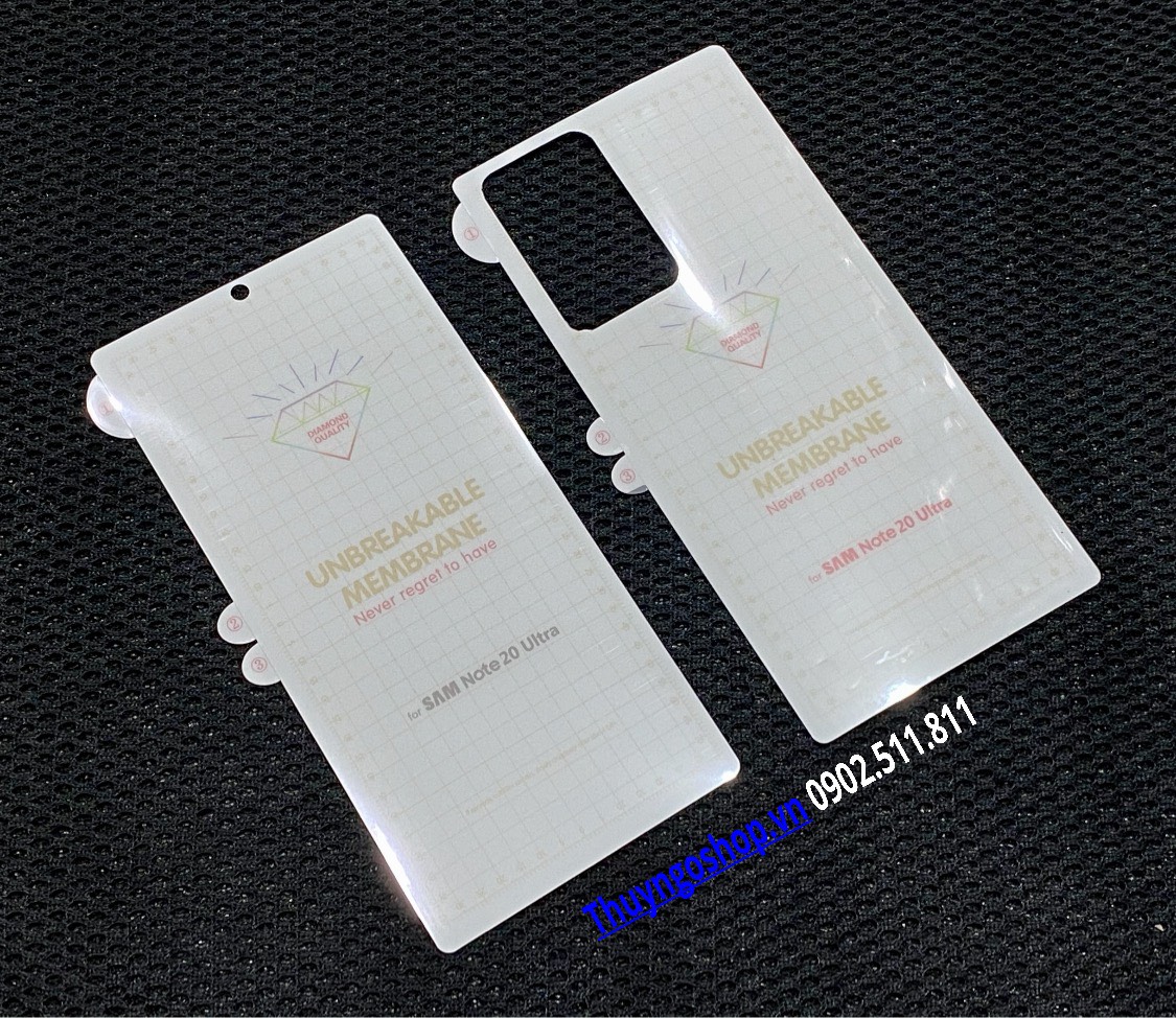 Samsung Note20 / Note20 Ultra / Note10 / Note10 Plus / S10 5G - Dán nhám chống vân tay 100%