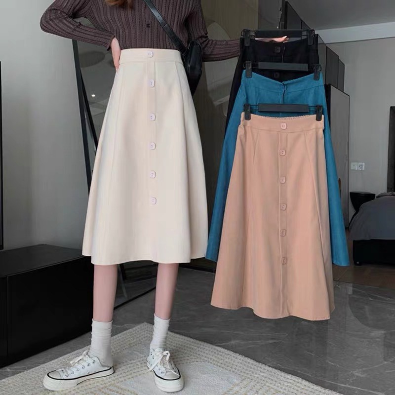 Chân Váy Dài Ulzzang Lưng Cao mã 300