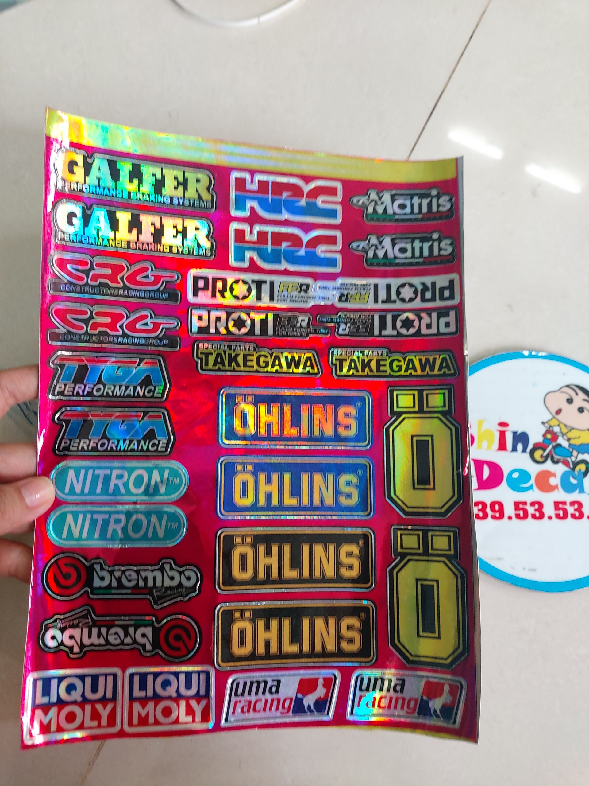Tem logo trọn bộ