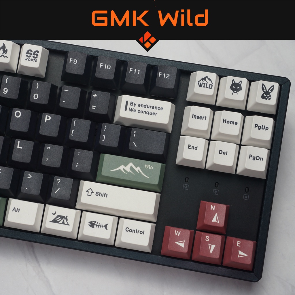 Keycap Wild PBT profile Cherry in dyesub 129 nút cho bàn phím cơ layout  108/104/98/87/84/75/68/64/61 | Lazada.vn