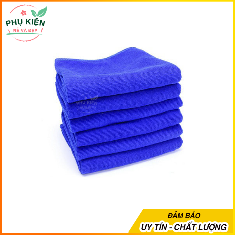[HCM]Bộ 5 khăn Microfiber lau xe ô tô