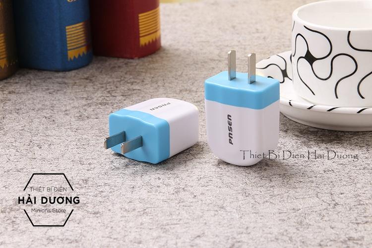 Củ sạc usb pnsen dành cho điện thoại android - iphone - thiết bị cắm điện có dây usb 5v-1.2a
