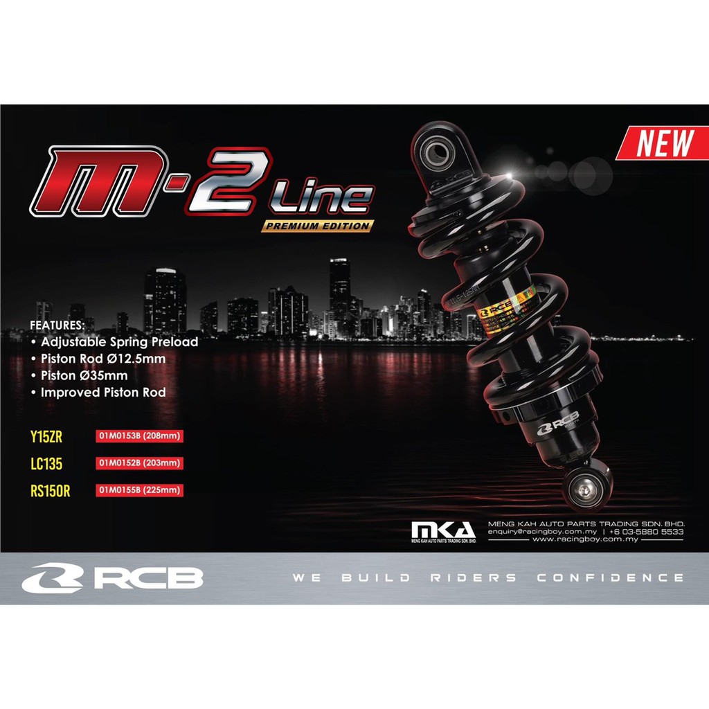 [HCM][ chính hãng ] PhuộC RCB mẫu M2 dành cho Ex135 - Ex150 - Winner/Sonic.