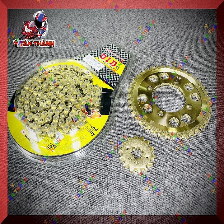 Nhông sên đĩa did vàng exciter 135 ms 133