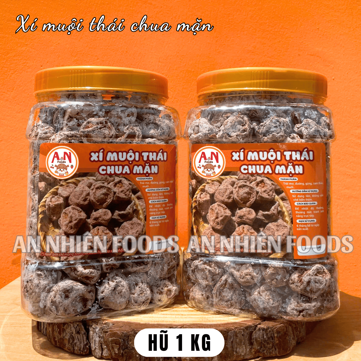 Xí muội mặn {Khối lượng tịnh, không tính bao bì}