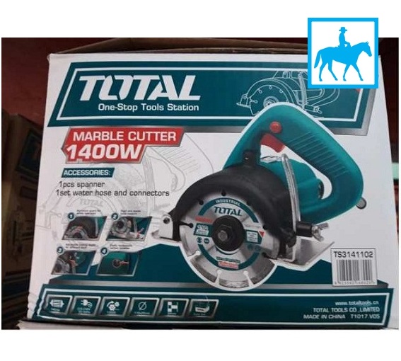 MÁY CẮT ĐÁ 1400W Đĩa 110mm cốt 20mm TOTAL TS3141102