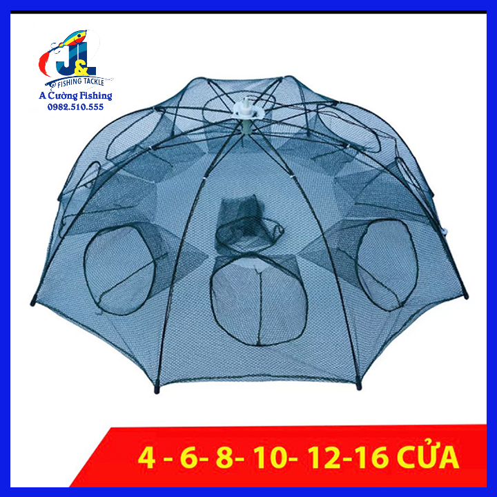 Lồng bát quái đánh bắt cá 4-6-8-12-16 cửa, lồng ô, lồng bẫy cá, sản phẩm giải trí cực kì thú vị dành cho gia đình mỗi dịp dã ngoại, du lịch về miền sông nước ( A CƯỜNG FISHING )