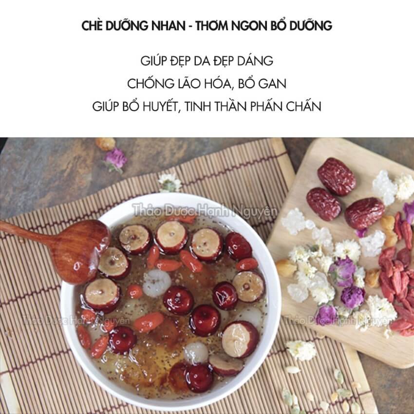 Combo 3 set chè dưỡng nhan 10 vị (chè tuyết yến - bồ mễ - nhựa đào thơm ngon, thanh mát) - Thảo dược Hạnh Nguyên