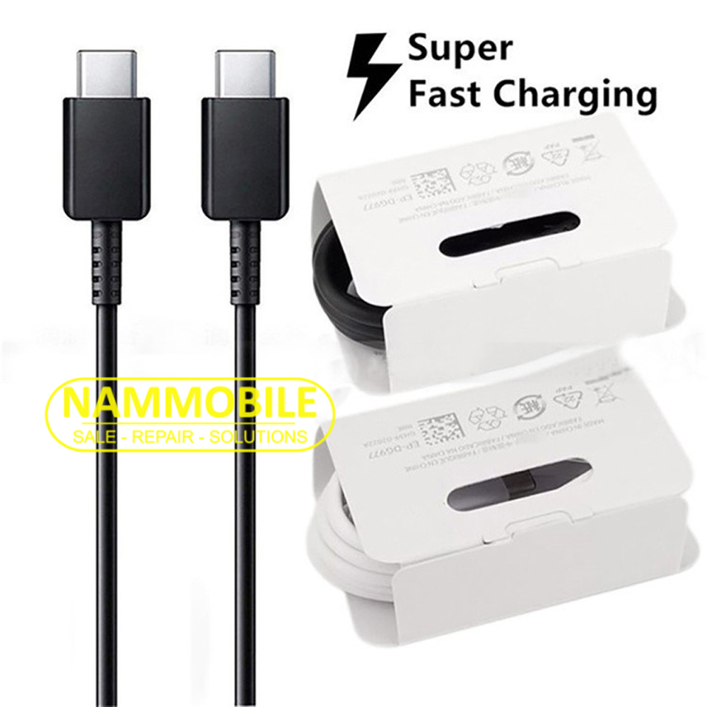 Cáp sạc nhanh type c to type c 1m8 pd3.0 samsung note 10-note 10 plus-s20-s20plus-s20ultra-s21