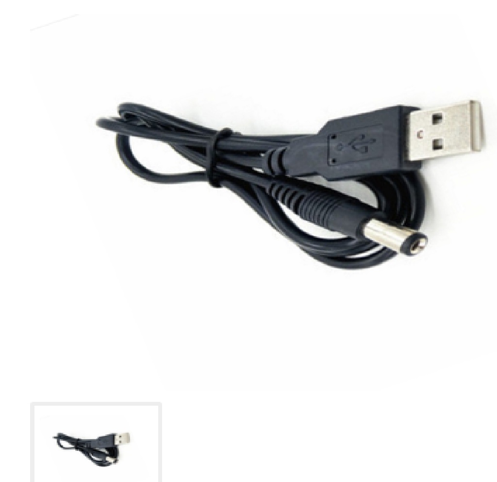 Giắc đực 5.5mm và đầu USB