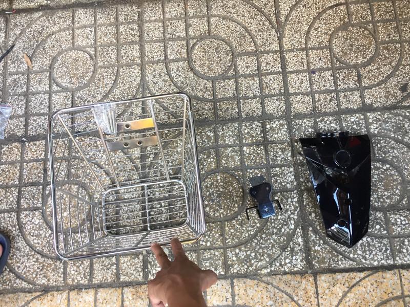 bộ rổ spark sirius 110 inox 3 món