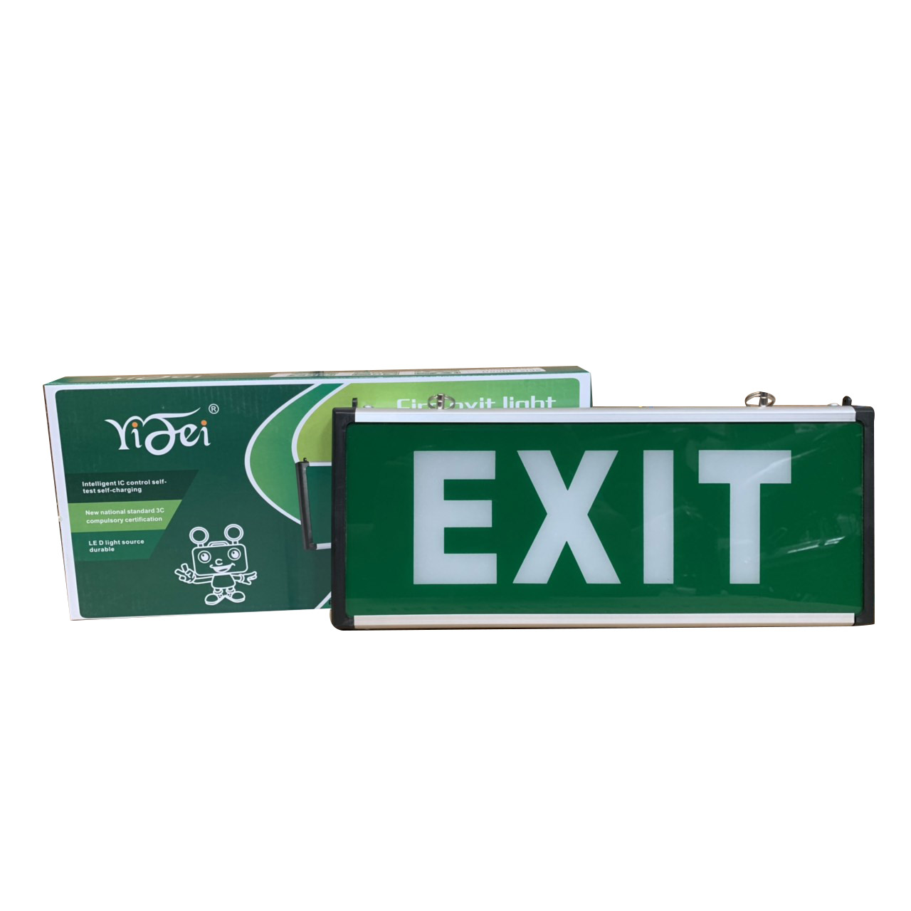 Đèn Exit thoát hiểm YiFei có kiểm định, đèn exit thoát nạn, đèn exit phòng cháy, đèn phòng cháy, exit PCCC, exit trong phòng cháy, đèn thoát hiểm PCCC, đèn exit Yifei, exit Yifei, đèn exit Trung quốc