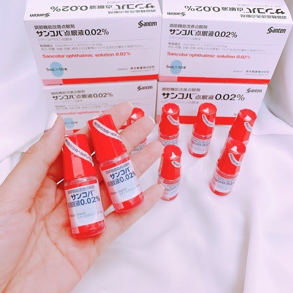 Nước Nhỏ Mắt Cận Sancoba Nhật Bản 5ml