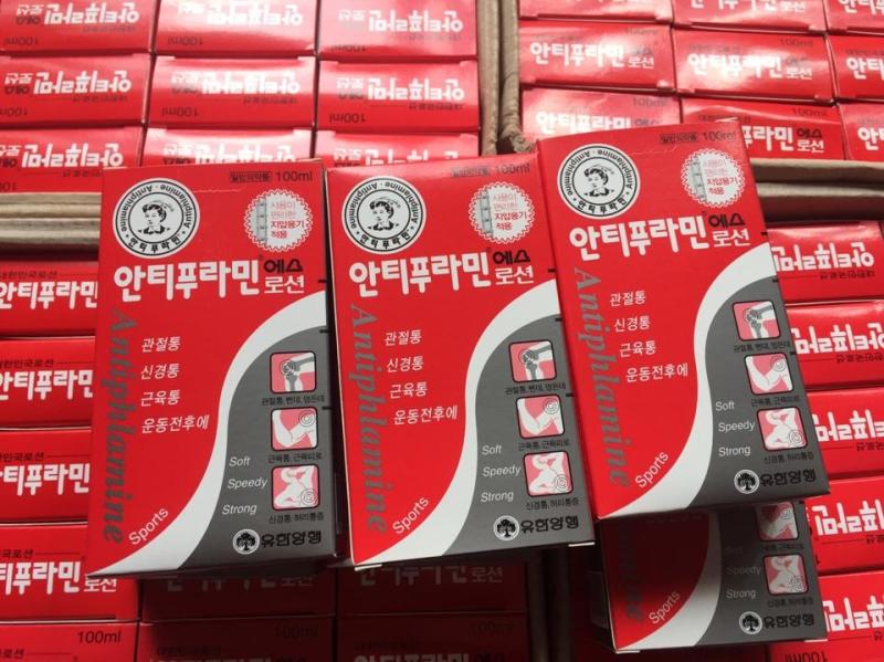 [HCM]Dầu nóng xoa bóp ANTIPHLAMINE Hàn Quốc 100ml