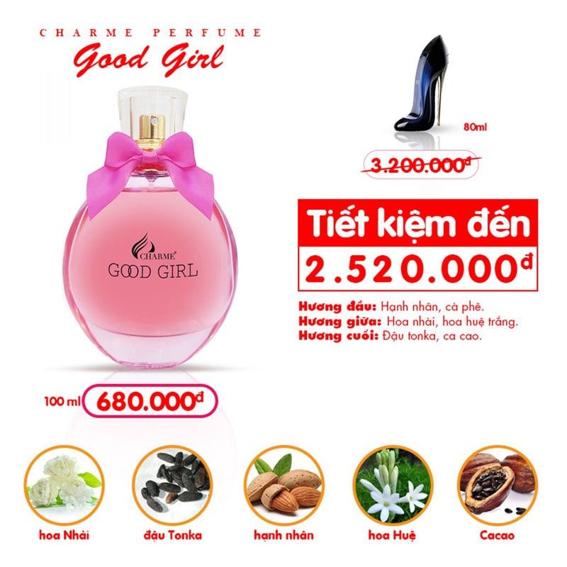 nước hoa nữ good girl 100ml