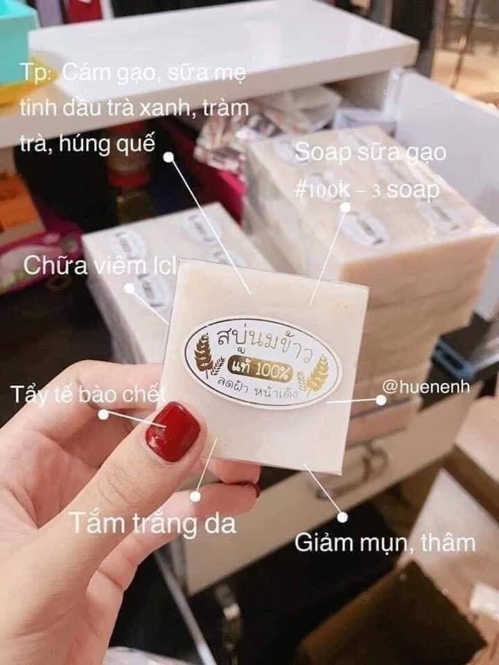 SOAP SỮA GẠO THÁI - sữa rửa mặt