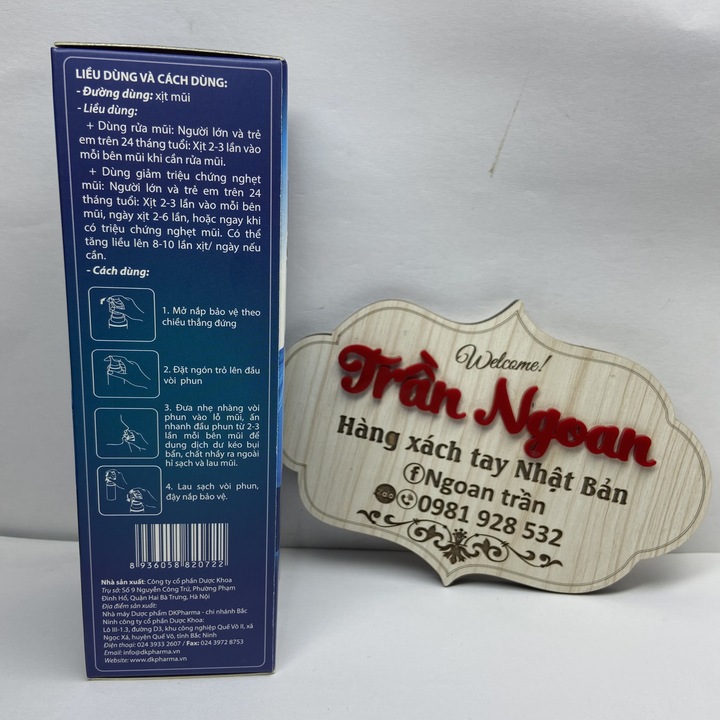 Dung Dịch Xịt Mũi DK Salt