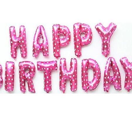 Bộ chữ HAPPY BIRTHDAY
