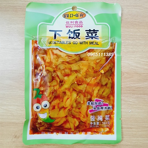 Củ cải giòn tứ xuyên 160g - tê tê, giòn sần sật